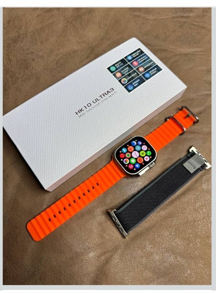 هونج كونج ساعة سمارت HK10 ULTRA 3 عدد 2 سوار - Image 1